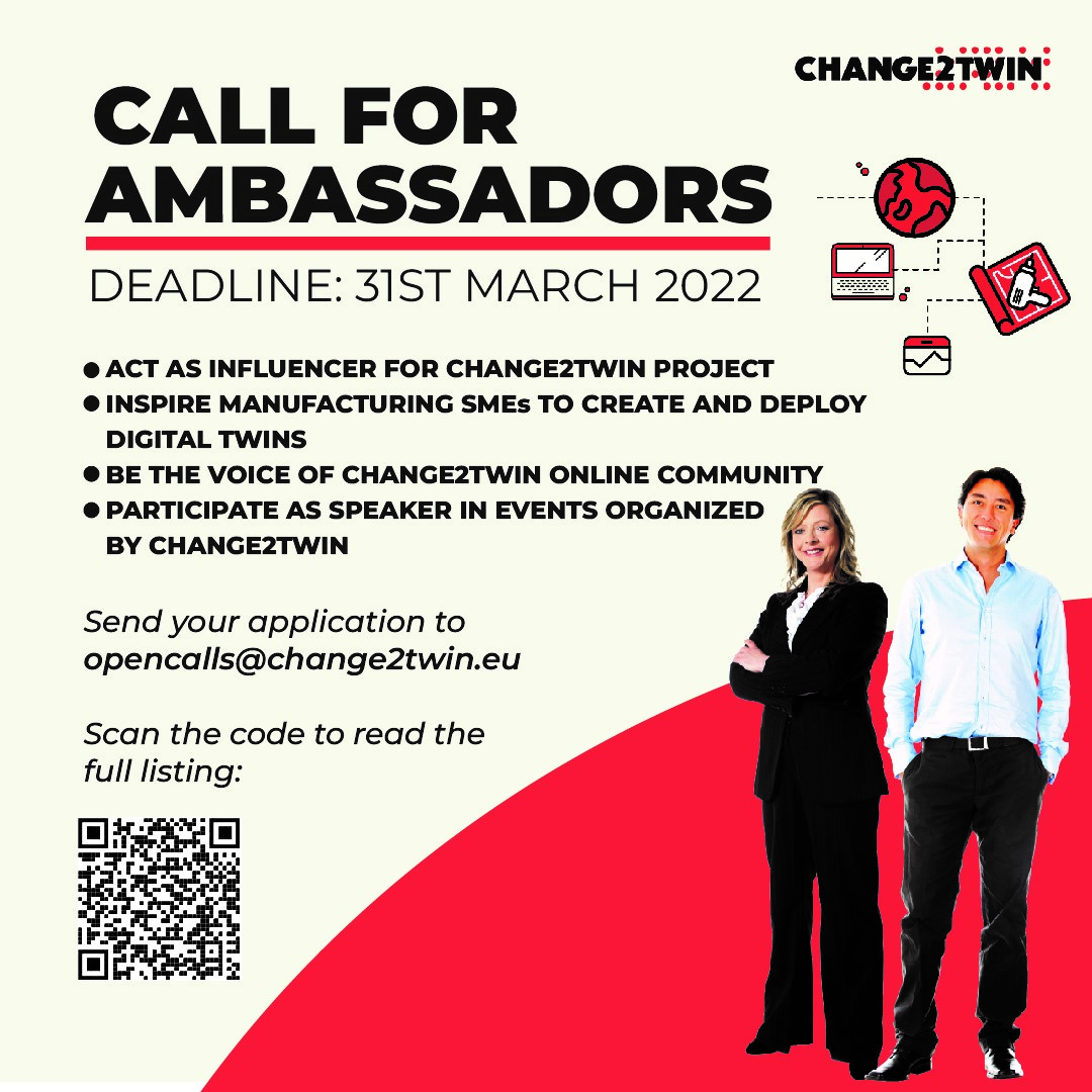 Change2Twin Ambassador! (contractor position) Change2Twin Project